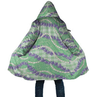 Pastel Green Hawaii Palaka Honohono Pikake Cloak Hawaiian Orchid Lei Polynesian Pattern - Polynesian Pride