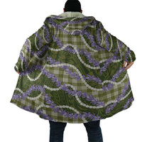Green Hawaii Palaka Honohono Pikake Cloak Hawaiian Orchid Lei Polynesian Pattern - Polynesian Pride