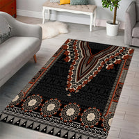 Bula Fiji Dashiki Vintage Fijian Masi Tapa Pattern Area Rug LT14 - Polynesian Pride