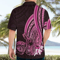 Pink Polynesia Easter Day Hawaiian Shirt Eggs With Bunny Polynesian Pattern LT14 - Polynesian Pride