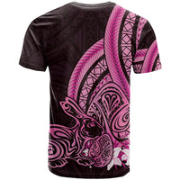 Pink Polynesia Easter Day T Shirt Eggs With Bunny Polynesian Pattern LT14 - Polynesian Pride