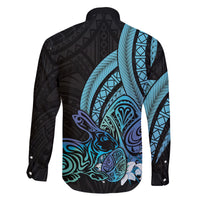 Turquoise Polynesia Easter Day Family Matching Puletasi and Hawaiian Shirt Eggs With Bunny Polynesian Pattern