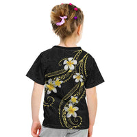 Polynesia Tattoo With Plumeria Kid T Shirt Elegant Vibes LT14 - Polynesian Pride