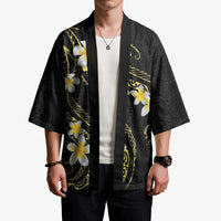 Polynesia Tattoo With Plumeria Kimono Elegant Vibes LT14 - Polynesian Pride