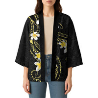 Polynesia Tattoo With Plumeria Kimono Elegant Vibes LT14 - Polynesian Pride