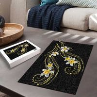 Polynesia Tattoo With Plumeria Puzzle Elegant Vibes LT14 - Polynesian Pride