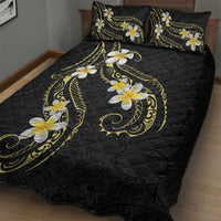 Polynesia Tattoo With Plumeria Quilt Bed Set Elegant Vibes LT14 - Polynesian Pride