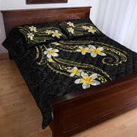 Polynesia Tattoo With Plumeria Quilt Bed Set Elegant Vibes LT14 - Polynesian Pride