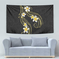 Polynesia Tattoo With Plumeria Tapestry Elegant Vibes