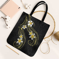 Polynesia Tattoo With Plumeria Tote Bag Elegant Vibes