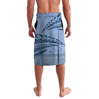 Tonga Father's Day Lavalava Best Dad Ever Tongan Ngatu Pattern - Blue