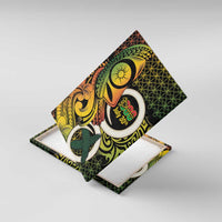 Vanuatu 1980 Canvas Wall Art Ni-Van Tamtam Sand Drawing Pattern