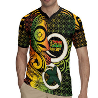Vanuatu 1980 Rugby Jersey Ni-Van Tamtam Sand Drawing Pattern