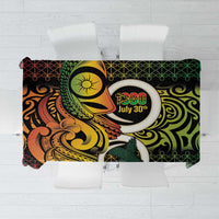 Vanuatu 1980 Tablecloth Ni-Van Tamtam Sand Drawing Pattern