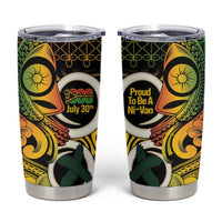 Vanuatu 1980 Tumbler Cup Ni-Van Tamtam Sand Drawing Pattern