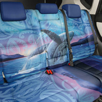 New Zealand Matariki Humpback Whale Back Car Seat Cover Paikea Maori New Year Blue Galaxy