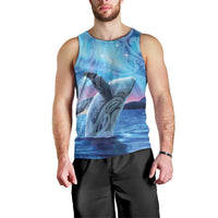 New Zealand Matariki Humpback Whale Men Tank Top Paikea Maori New Year Blue Galaxy