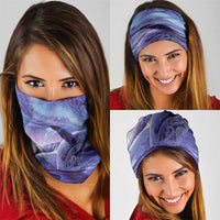 New Zealand Matariki Humpback Whale Neck Gaiter Paikea Maori New Year Purple Galaxy