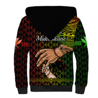 Polynesian Pride Father Day Hawaii Sherpa Hoodie Kanaka Kakau Hauoli La Makuakane LT14 - Polynesian Pride