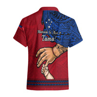 Polynesian Pride Father Day Samoa Hawaiian Shirt Manuia le Aso Sa o Tama Red Version LT14 - Polynesian Pride