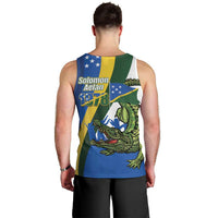 Solomon Islands Independence Day Men Tank Top Happy 7 July Crocodile Flag Style