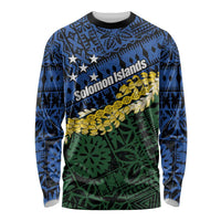 Halo Olaketa Solomon Islands Tapa Pattern Long Sleeve Shirt