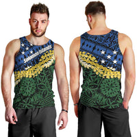 Halo Olaketa Solomon Islands Tapa Pattern Men Tank Top
