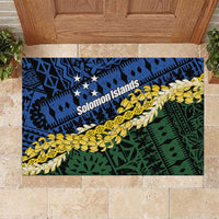 Halo Olaketa Solomon Islands Tapa Pattern Rubber Doormat