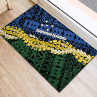 Halo Olaketa Solomon Islands Tapa Pattern Rubber Doormat