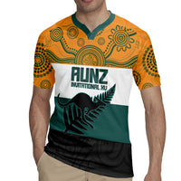 AUNZ Rugby Custom Rugby Jersey Australia Kangaroo New Zealand Silver Fern LT14 - Polynesian Pride