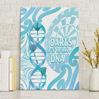 New Zealand Darts Canvas Wall Art Aotearoa Maori Its In My DNA White - Polynesian Pride