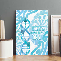 New Zealand Darts Canvas Wall Art Aotearoa Maori Its In My DNA White - Polynesian Pride