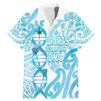 Personalised New Zealand Darts Family Matching Mermaid Dress and Hawaiian Shirt Aotearoa Maori Its In My DNA White - Polynesian Pride