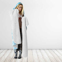 New Zealand Darts Hooded Blanket Aotearoa Maori Its In My DNA White - Polynesian Pride