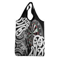 New Zealand Darts Grocery Bag Aotearoa Maori Its In My DNA Black - Polynesian Pride