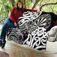 New Zealand Darts Quilt Aotearoa Maori Its In My DNA Black LT14 - Polynesian Pride