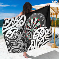 New Zealand Darts Sarong Aotearoa Maori Its In My DNA Black - Polynesian Pride