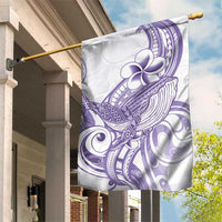Purple Hawaii Garden Flag Humpback Whale Tattoo Polynesian Tribal Ocean Vibes LT14 House Flag Purple - Polynesian Pride