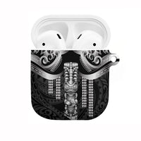 Tiki Drum Hawaii AirPods Case Hawaiian Kakau Tattoo Style