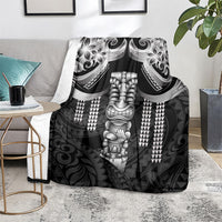 Tiki Drum Hawaii Blanket Hawaiian Kakau Tattoo Style LT14 - Polynesian Pride