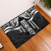 Tiki Drum Hawaii Rubber Doormat Hawaiian Kakau Tattoo Style LT14 - Polynesian Pride