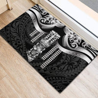 Tiki Drum Hawaii Rubber Doormat Hawaiian Kakau Tattoo Style LT14 - Polynesian Pride