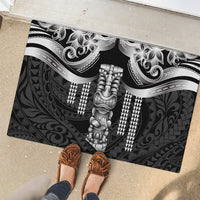 Tiki Drum Hawaii Rubber Doormat Hawaiian Kakau Tattoo Style LT14 - Polynesian Pride