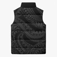 Tiki Drum Hawaii Sleeveless Puffer Jacket Hawaiian Kakau Tattoo Style LT14 - Polynesian Pride