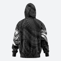 Tiki Drum Hawaii Zip Hoodie Hawaiian Kakau Tattoo Style LT14 - Polynesian Pride