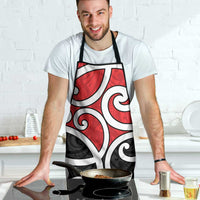New Zealand Apron Maori Koru Tino Rangatiratanga Color - Polynesian Pride