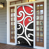 New Zealand Door Cover Maori Koru Tino Rangatiratanga Color - Polynesian Pride