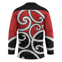 New Zealand Hockey Jersey Maori Koru Tino Rangatiratanga Color - Polynesian Pride