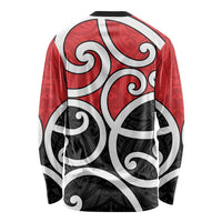 New Zealand Long Sleeve Shirt Maori Koru Tino Rangatiratanga Color - Polynesian Pride