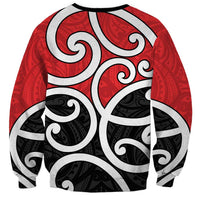 New Zealand Sweatshirt Maori Koru Tino Rangatiratanga Color - Polynesian Pride
